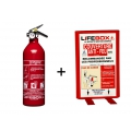 Pack Protection : Extincteur 1Kg avec Manomètre + Couverture Anti-Feu